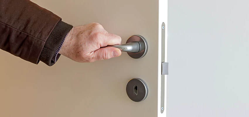 Restroom Locks Privacy Bolt Installation in Oswego, Illinois